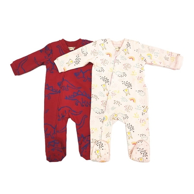 Polyester Customized Color Rompers Exquisite Workmanship Printing Pattern for Babies