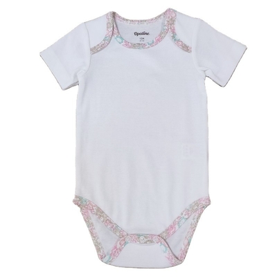 Summer Short Sleeve Bodysuits 100% Cotton Baby Girl Clothing for Popular Romper Sets